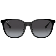 Ray Ban Men Square Frame Obsdiian Black Sunglasses