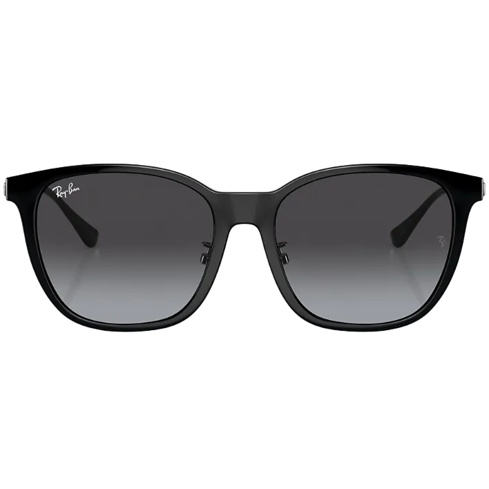 Ray Ban Men Square Frame Obsdiian Black Sunglasses