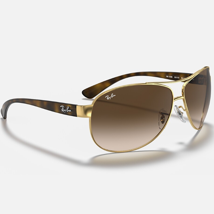 Ray Ban Men Pilot Frame Deep Arista Gold Sunglasses