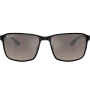 Ray Ban Men Square Frame Dusty Black Sunglasses