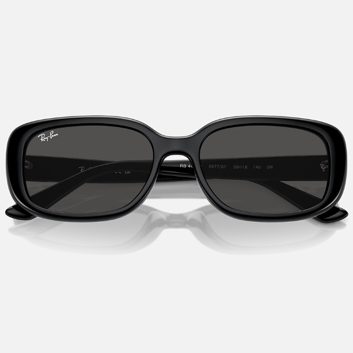 Ray Ban Men Pillow Frame Dusty Black Sunglasses