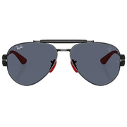 Ray Ban Men Phantos Frame Shiny Coal Black Sunglasses