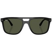 Ray Ban Men Sqaure Frame Shiny Dusty Black Sunglasses