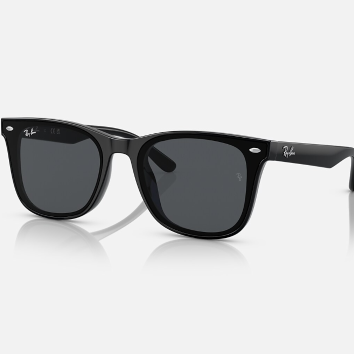 Ray Ban Men Square Frame Crow Black Sunglasses