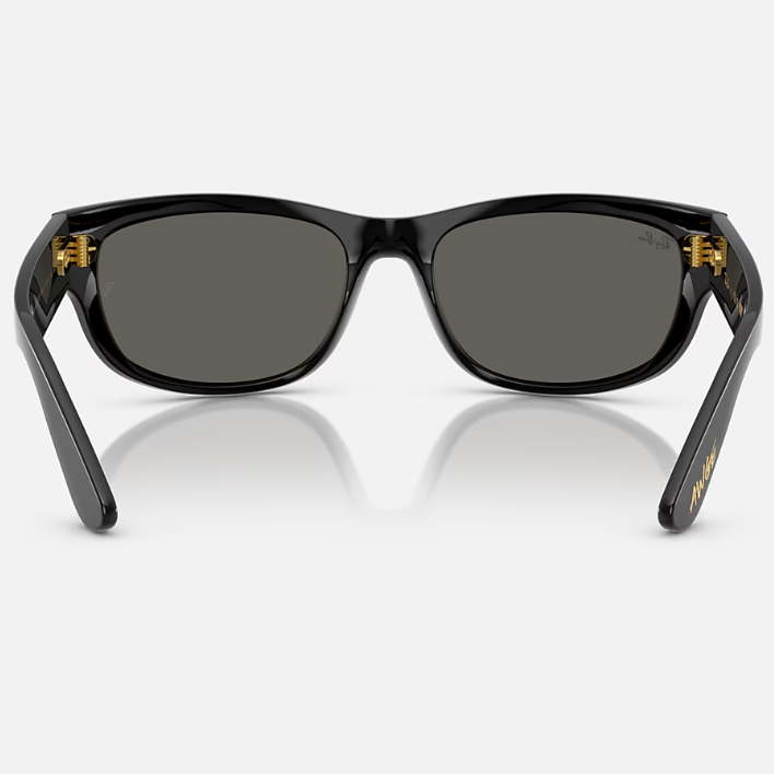Ray Ban Men Pillow Frame Soft Black Sunglasse