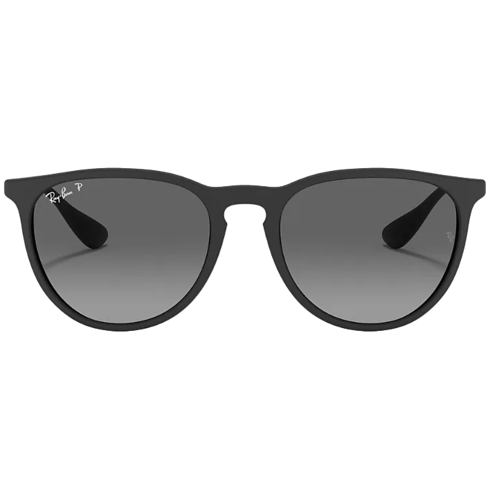 Ray Ban Men Square Frame Matte Rubber Black Sunglasses