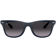 Ray Ban Men Sqaure Frame Shiny Matte Blue Sunglasses