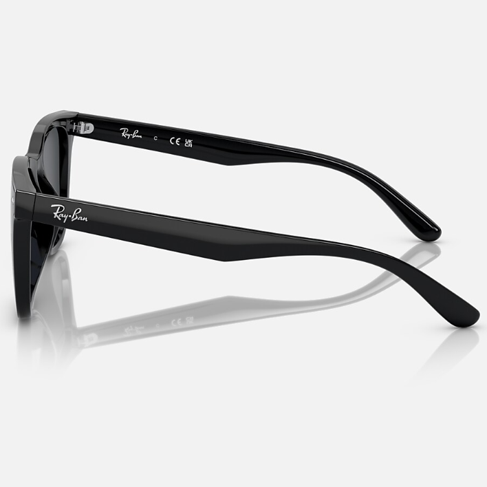 Ray Ban Men Square Frame Crow Black Sunglasses