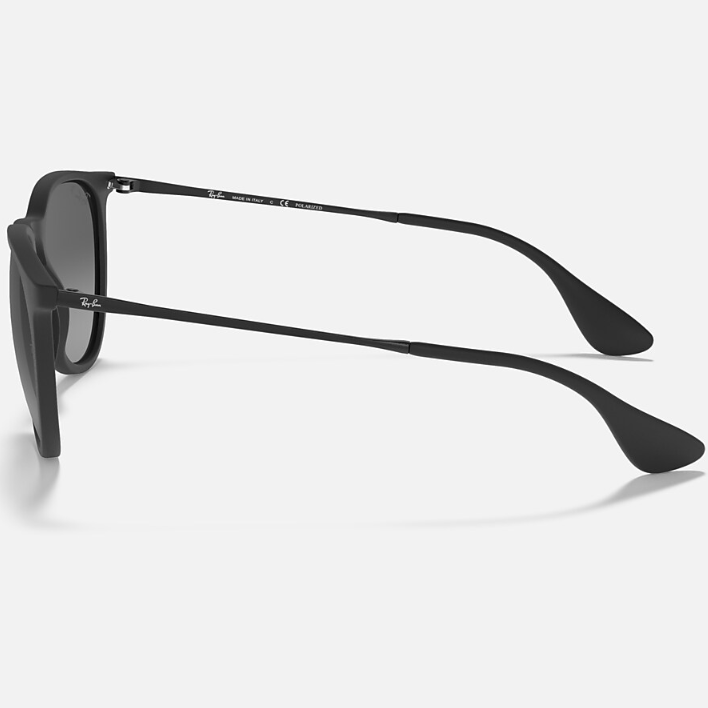 Ray Ban Men Square Frame Matte Rubber Black Sunglasses