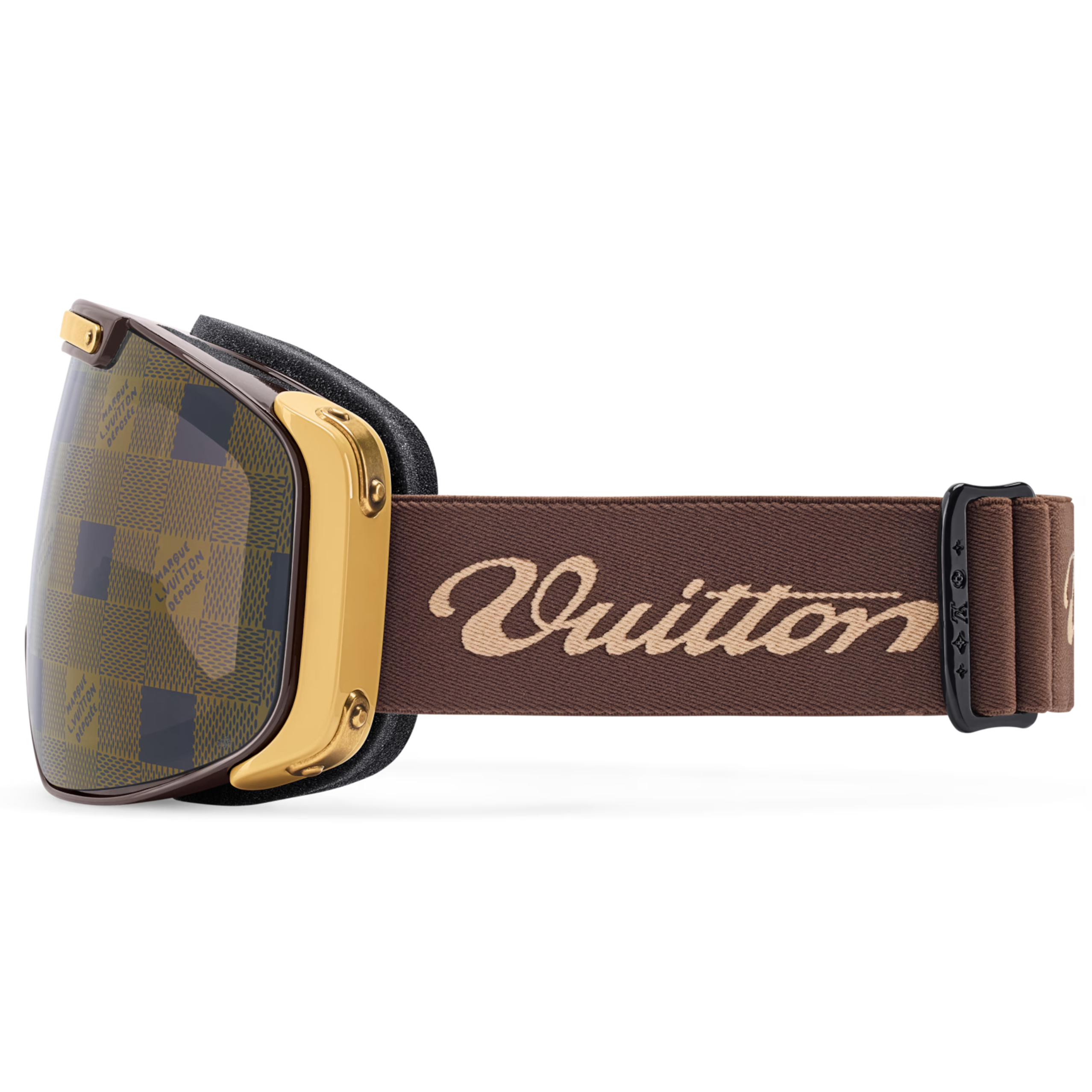 Louis Vuitton Men Mask Frame Brown Sunglasses