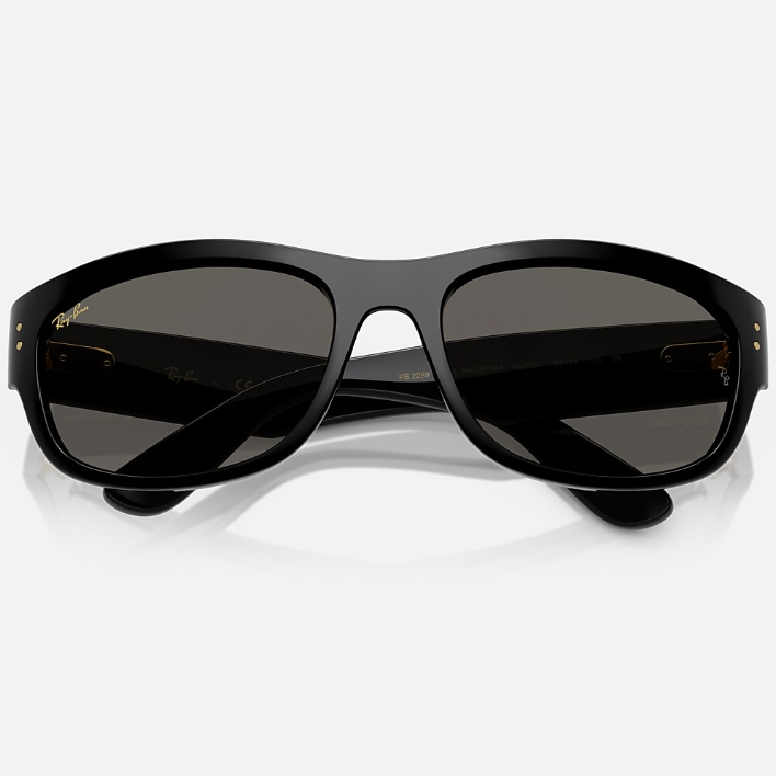 Ray Ban Men Pillow Frame Soft Black Sunglasse