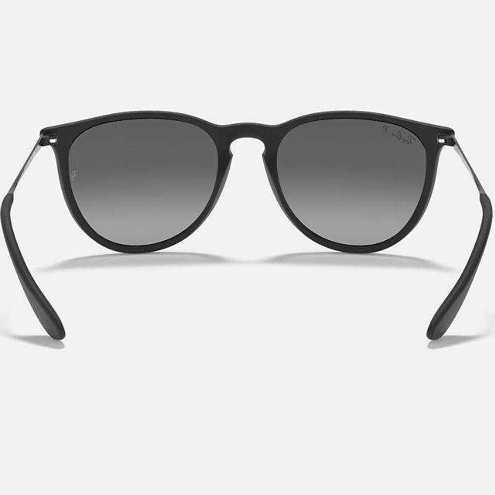 Ray Ban Men Square Frame Matte Rubber Black Sunglasses