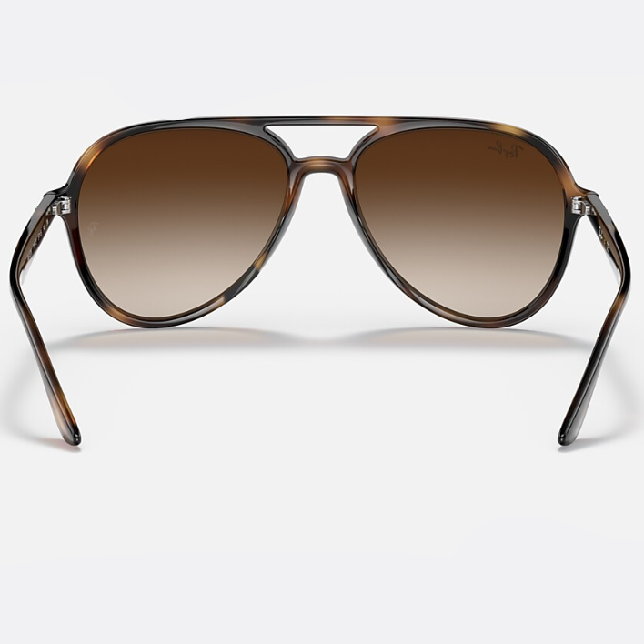 Ray Ban Women Pilot Frame Polished Havana Sunglasses
