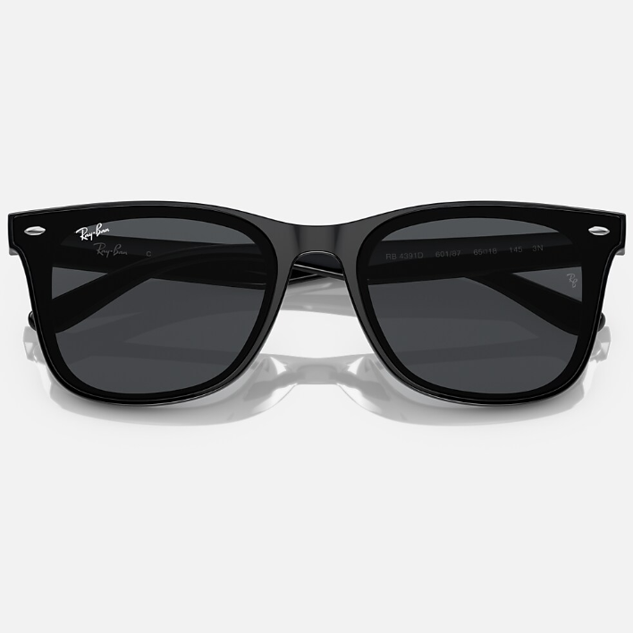 Ray Ban Men Square Frame Crow Black Sunglasses