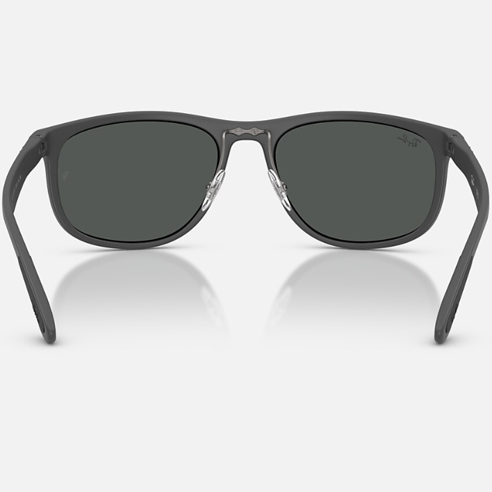 Ray Ban Men Square Frame Matte Sand Grey Sunglasses
