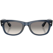 Ray Ban Men Square Frame Transparent Dark Blue Sunglasses