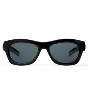 Louis Vuitton Men Round Sqaure Frame Matte Black Sunglasses