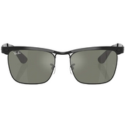Ray Ban Men Square Frame Dusty Black Sunglasses