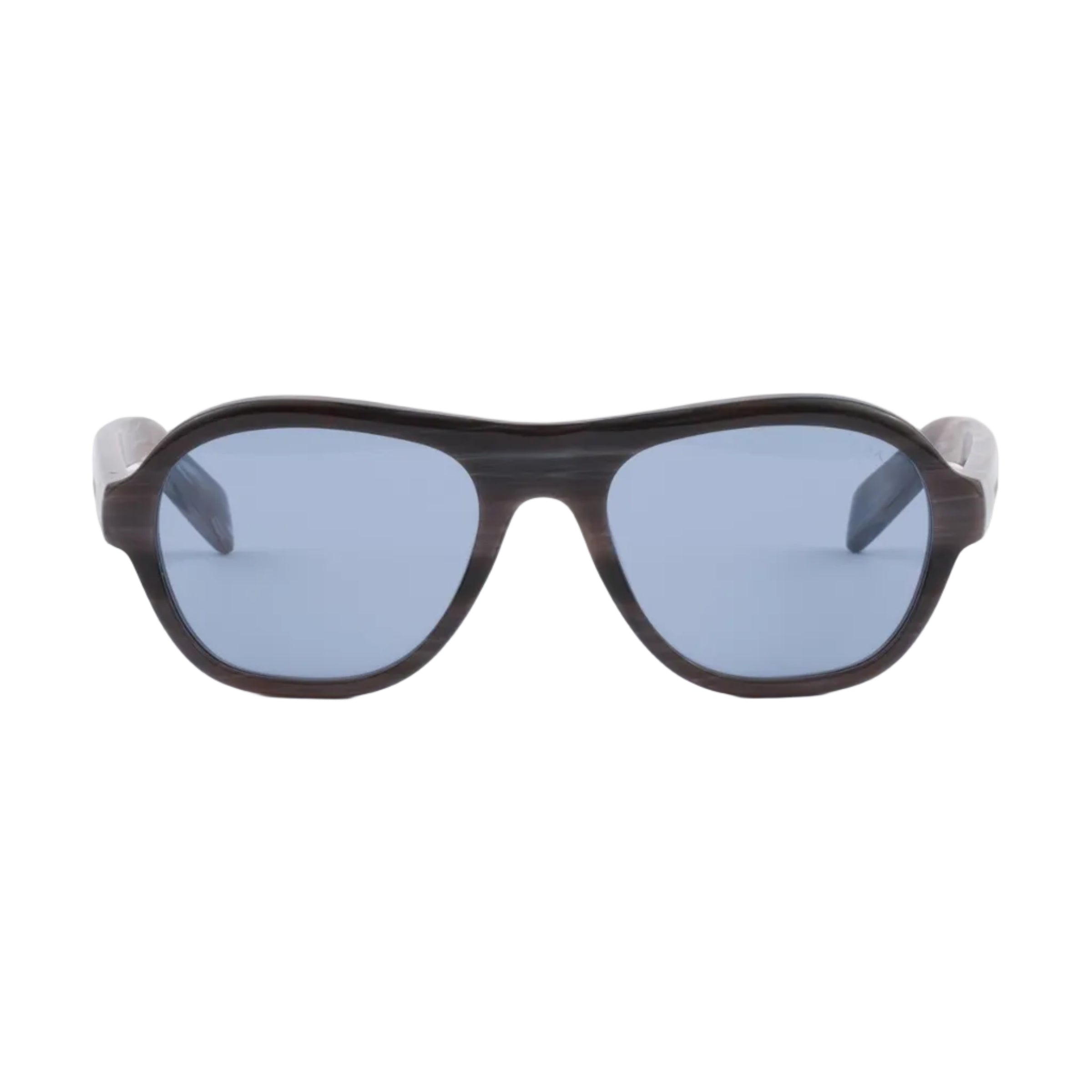 Prada Men Pilot Frame Iolite Horn Sunglasses