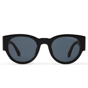 Louis Vuitton Men Round Frame Black Sunglasses