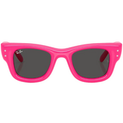 Ray Ban Men Square Frame Polished Pink  Sunglasses
