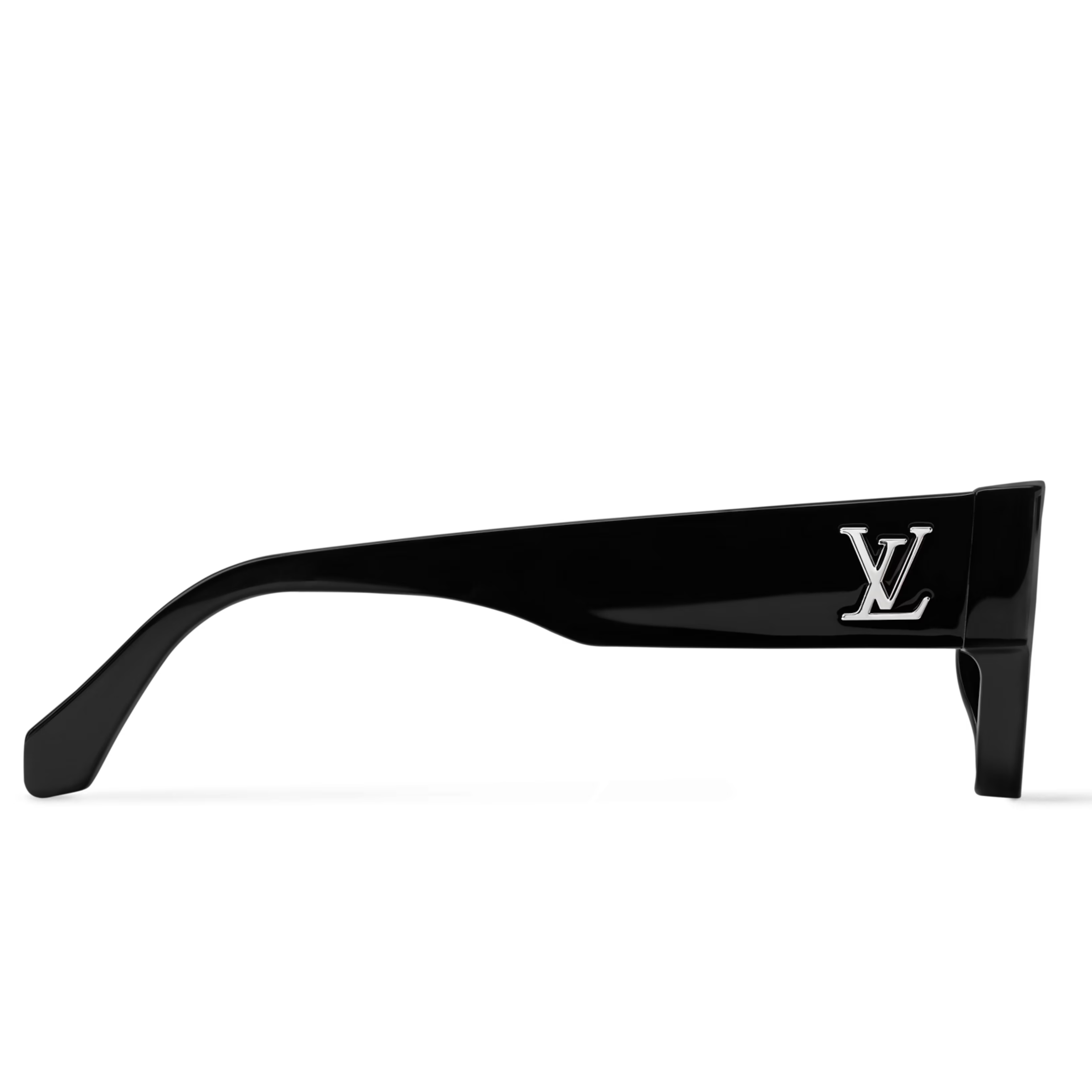 Louis Vuitton Men Square Frame Ebony Black Sunglasses