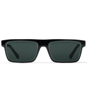 Louis Vuitton Men Sqaure Frame Shiny Ebony Black Sunglasses