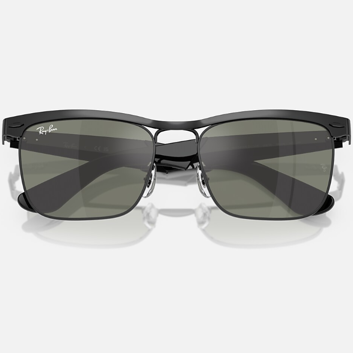 Ray Ban Men Square Frame Dusty Black Sunglasses