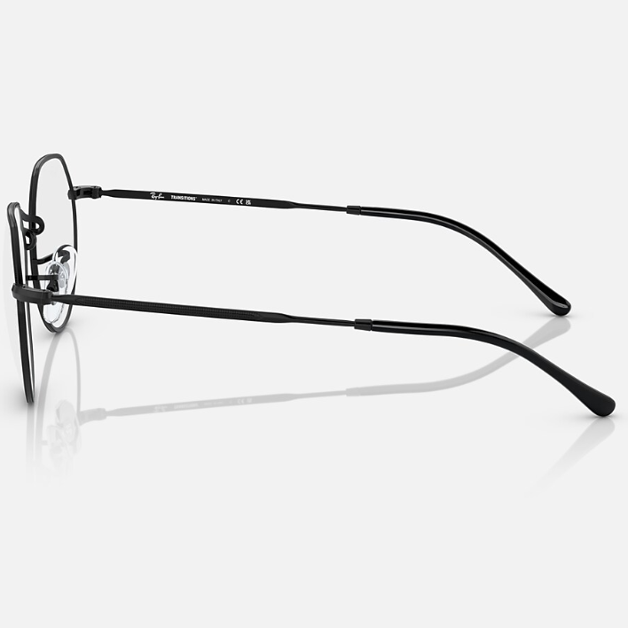 Ray Ban Men Irregular Frame Coal Black Sunglasses
