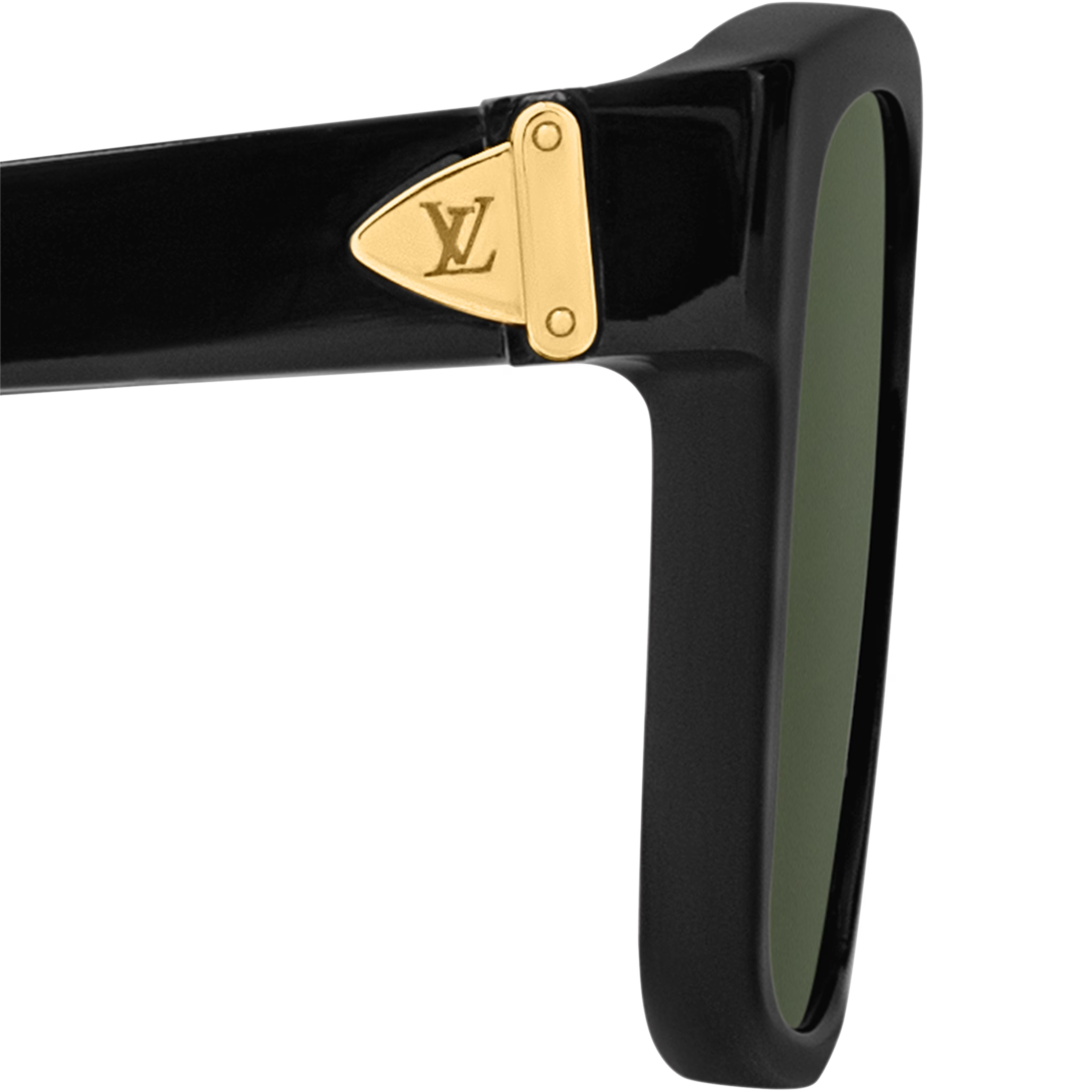 Louis Vuitton Men Sqaure Frame Jode Black Sunglasses