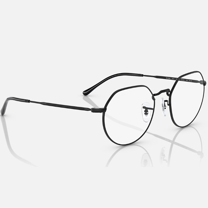 Ray Ban Men Irregular Frame Coal Black Sunglasses