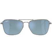Ray Ban Men Square Frame Deep Gunmetal Sunglasses