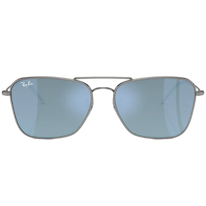 Ray Ban Men Square Frame Deep Gunmetal Sunglasses