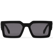 Louis Vuitton Men Square Frame Shiny Deep Black Sunglasses