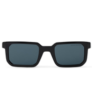 Louis Vuitton Men Square Frame Shiny Soft Black Sunglasses