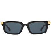Louis Vuitton Men Rectangle Frame Black Sunglasses