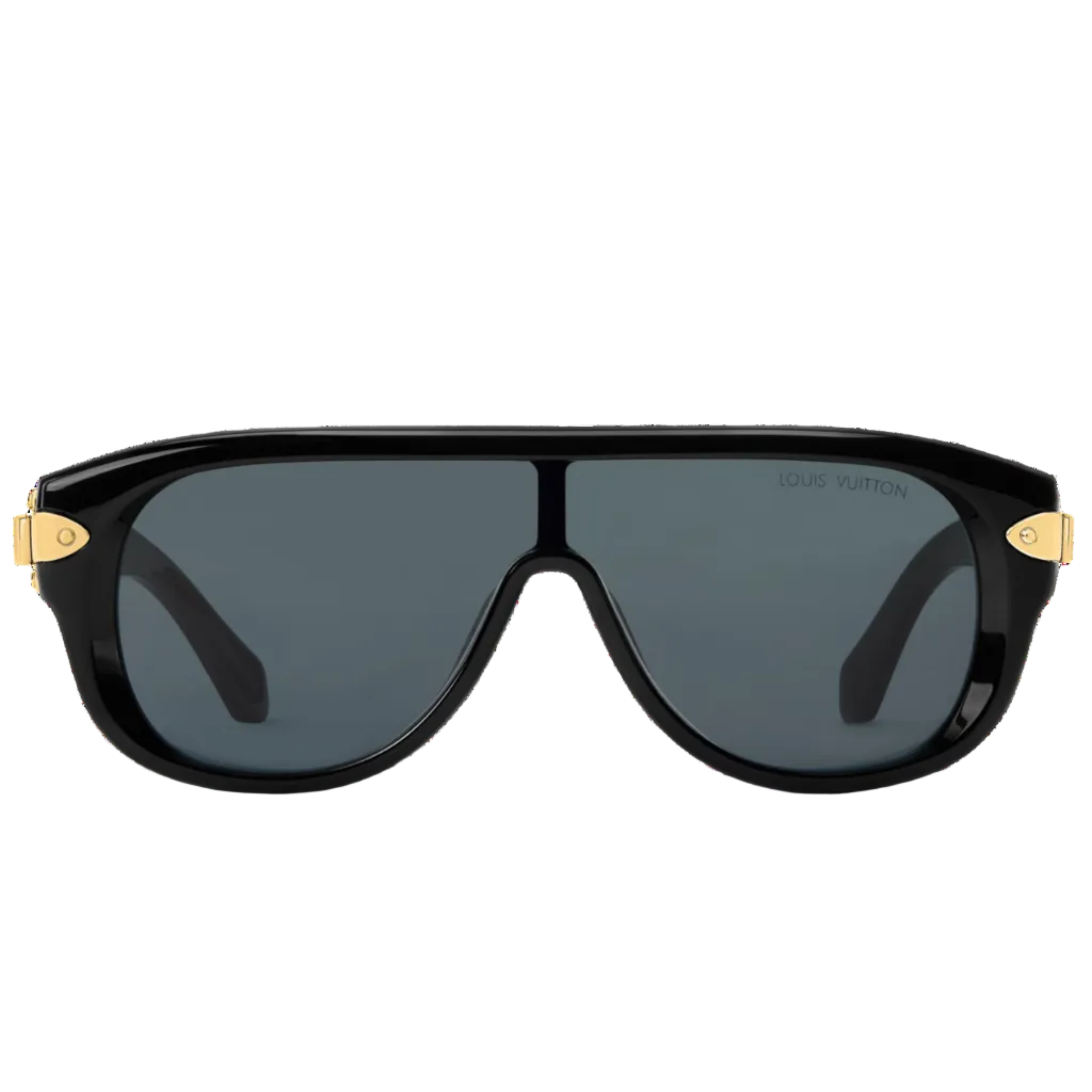 Louis Vuitton Men Mask Frame Black Sunglasses