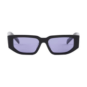 Prada Men Rctangular Frame Shiny Black Sunglasses