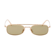 Prada Men Rctangular Frame Gold Sunglasses