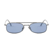 Prada Men Rctangular Frame Lead Gray Sunglasses