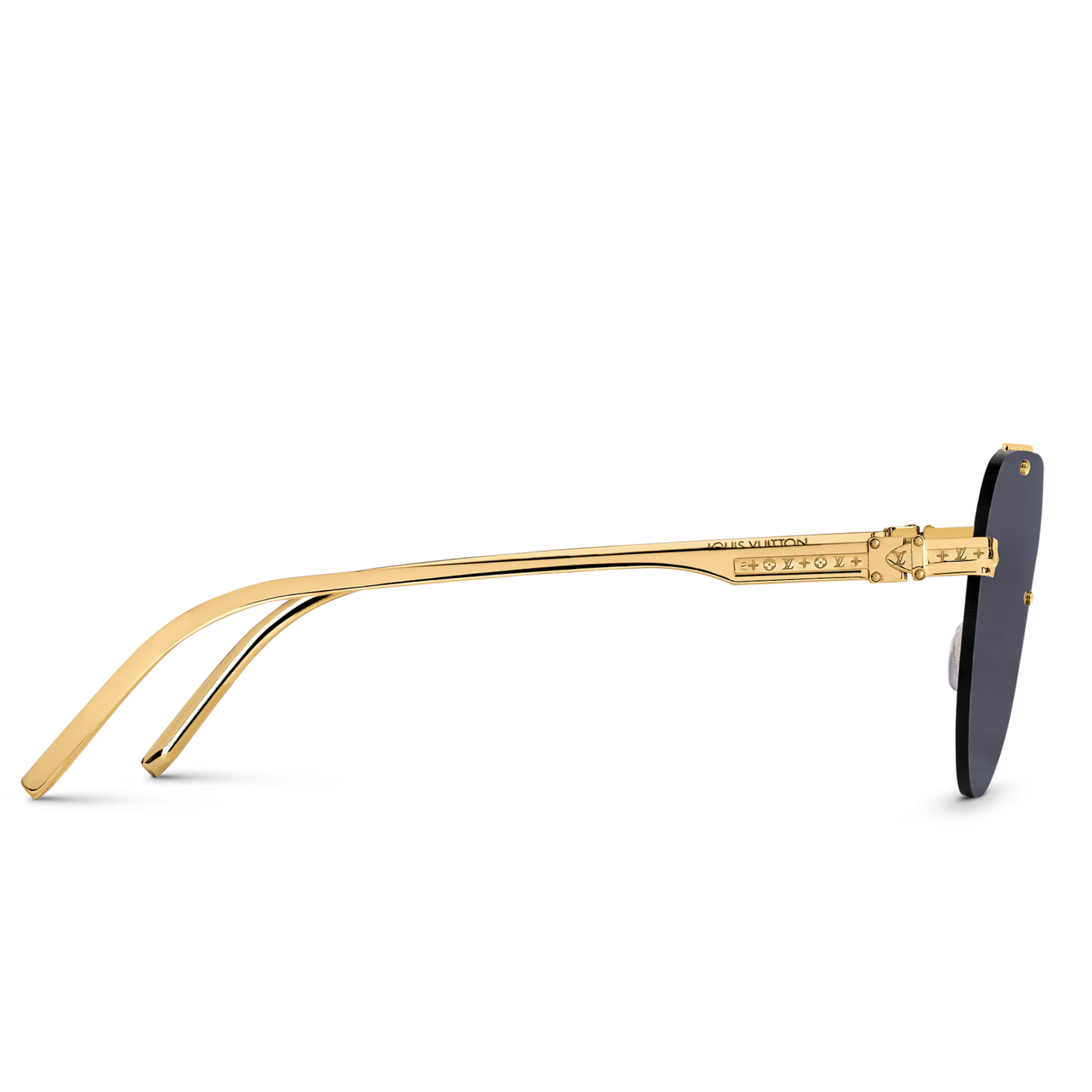 Louis Vuitton Men Pilot Frame Classic Gold Sunglasses