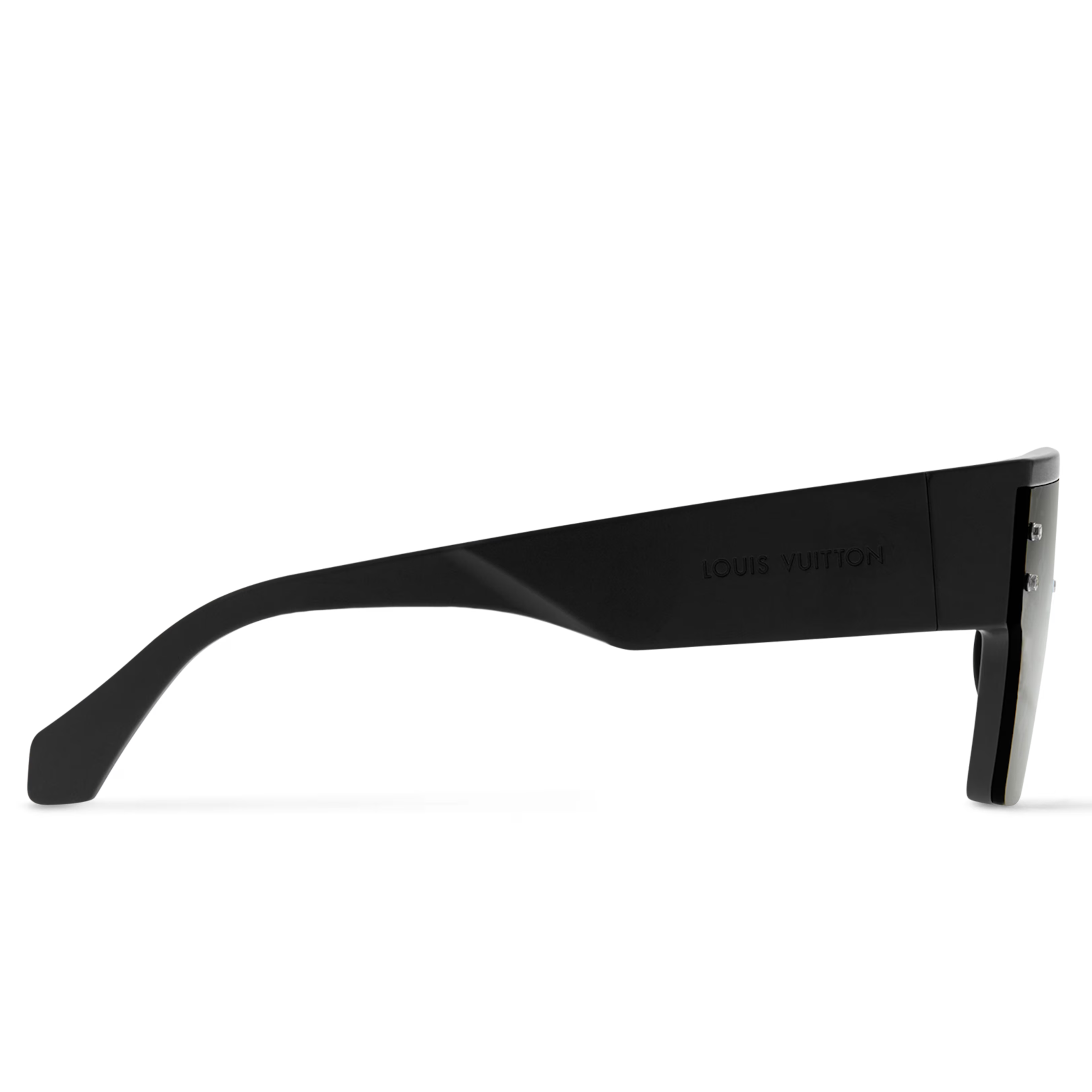 Louis Vuitton Men Mask Frame Matte Black Sunglasses