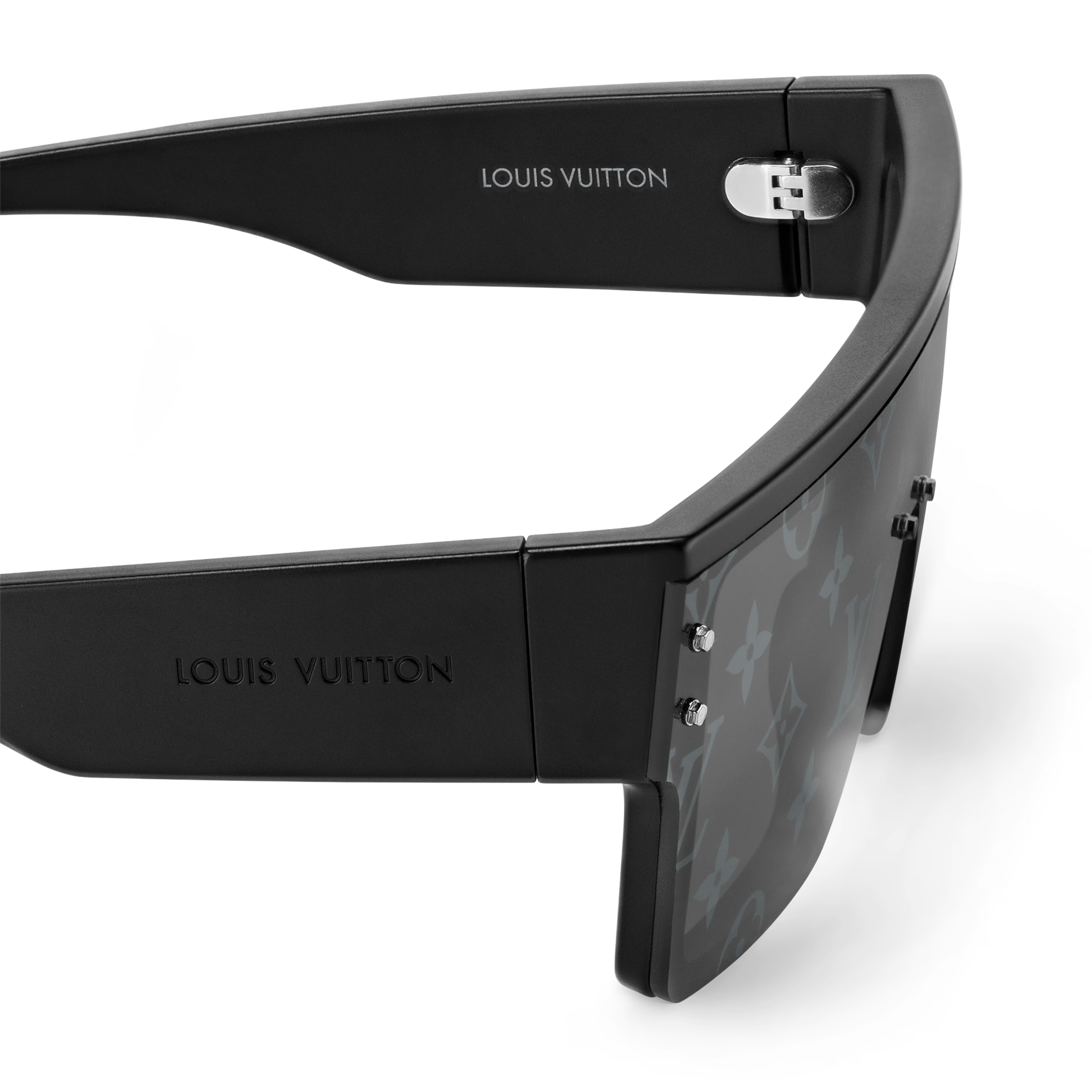 Louis Vuitton Men Mask Frame Matte Black Sunglasses