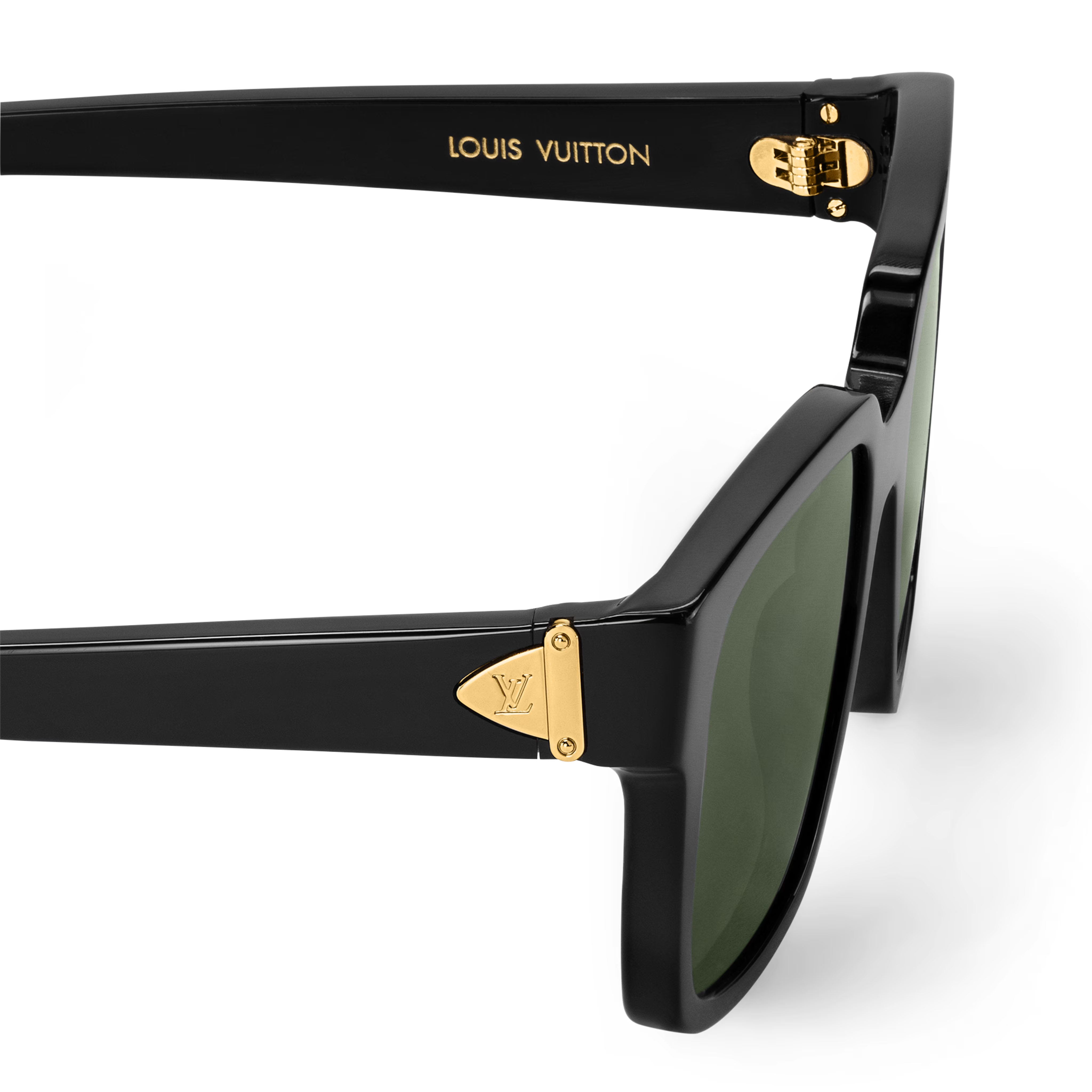 Louis Vuitton Men Sqaure Frame Jode Black Sunglasses