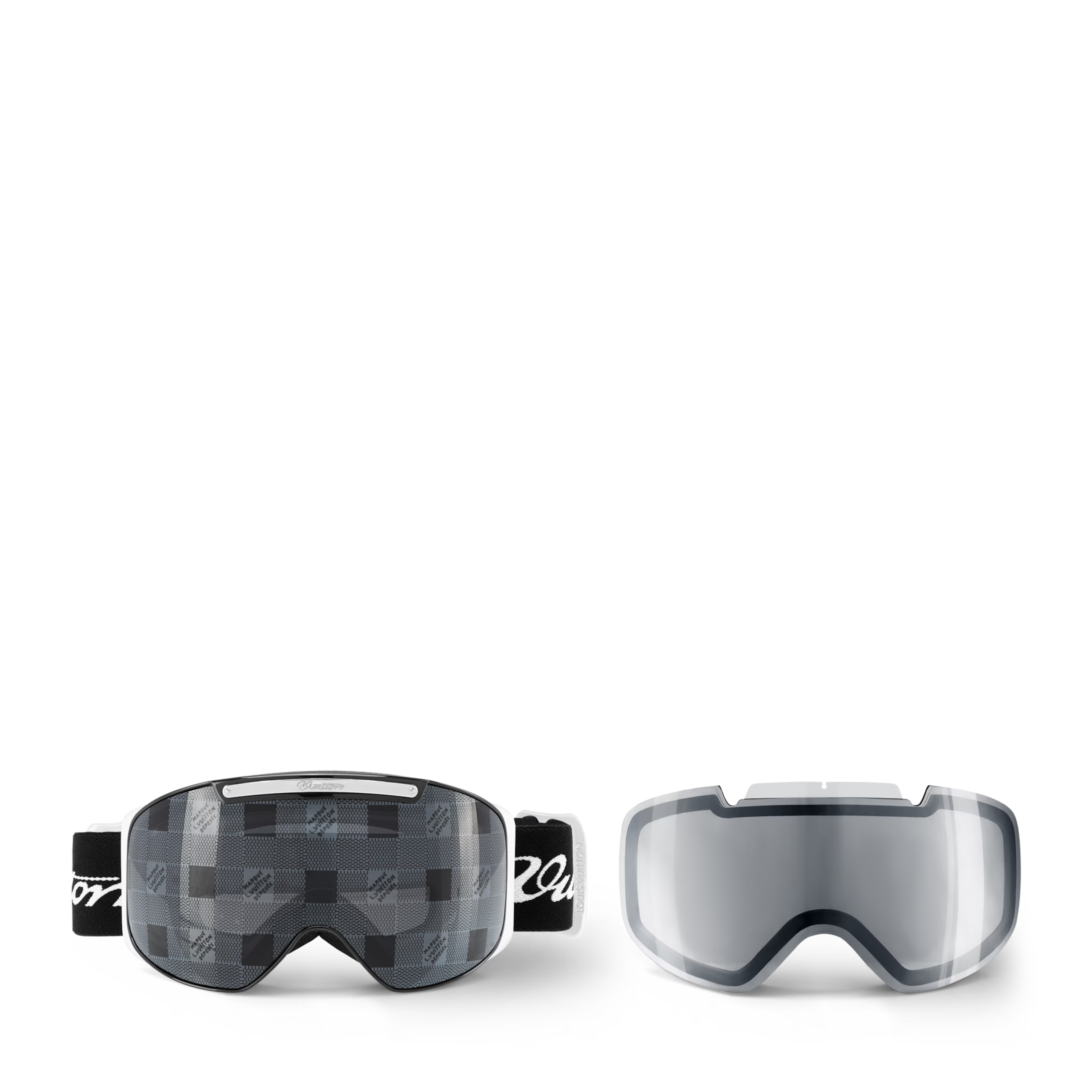 Louis Vuitton Men Mask Frame Deep Black Sunglasses