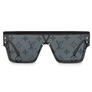 Louis Vuitton Men Mask Frame Matte Black Sunglasses