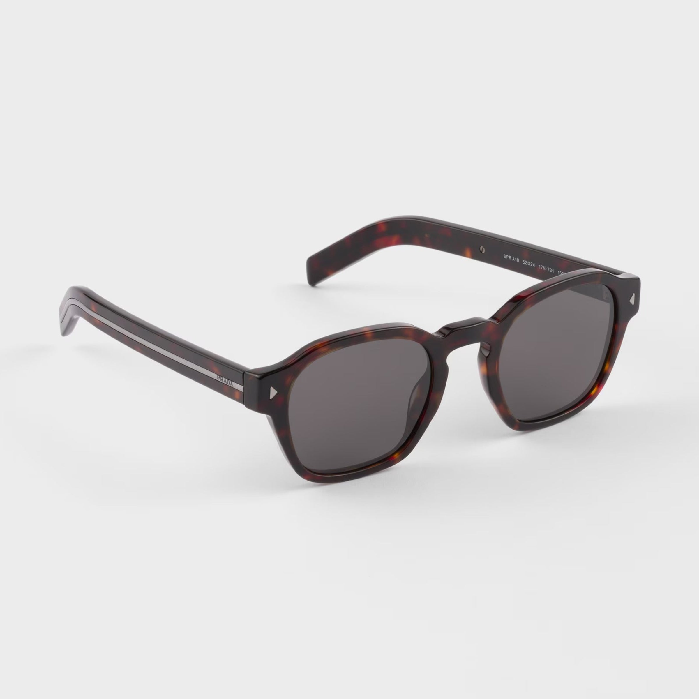 Prada Men Pantos Frame Briarwood Tortoiseshell Sunglasses