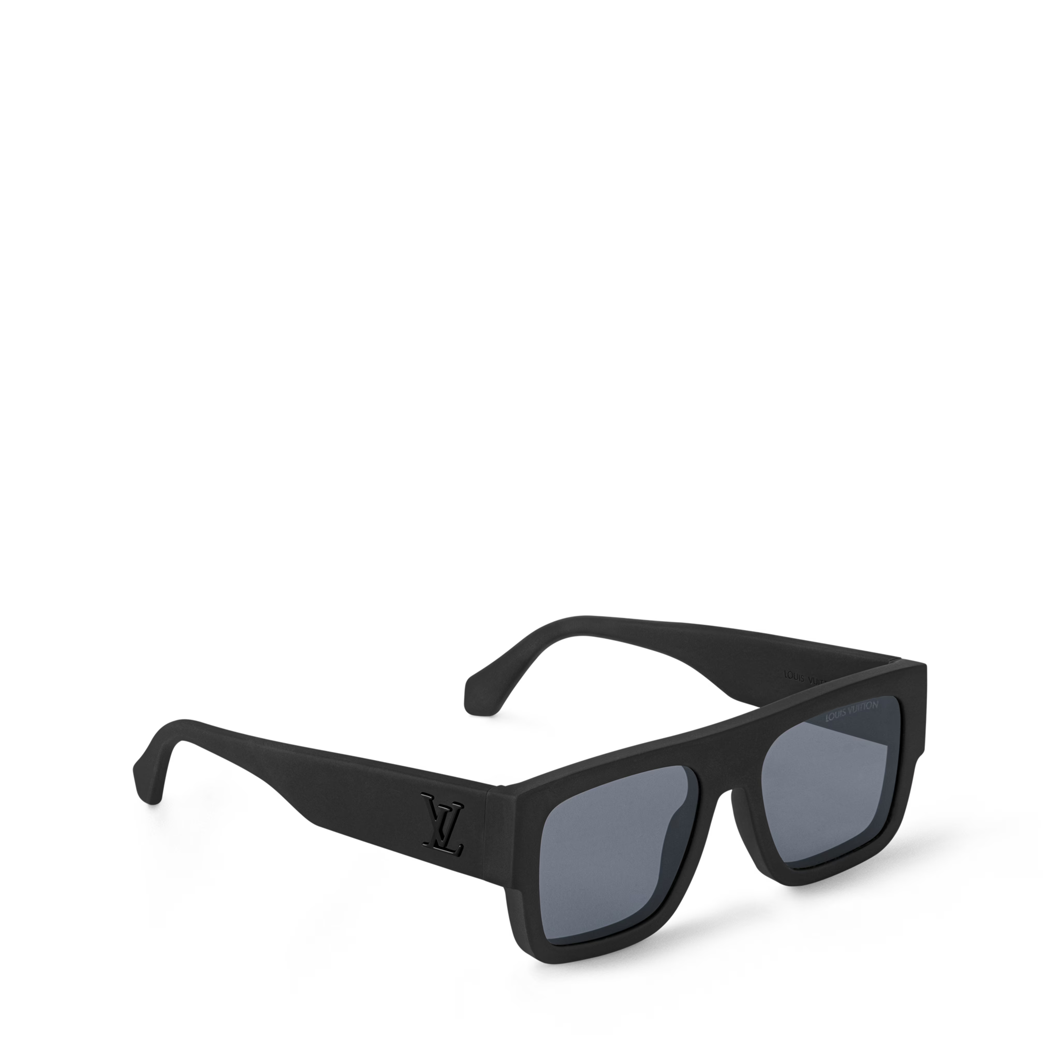 Louis Vuitton Men Square Frame Matt Black Sunglasses