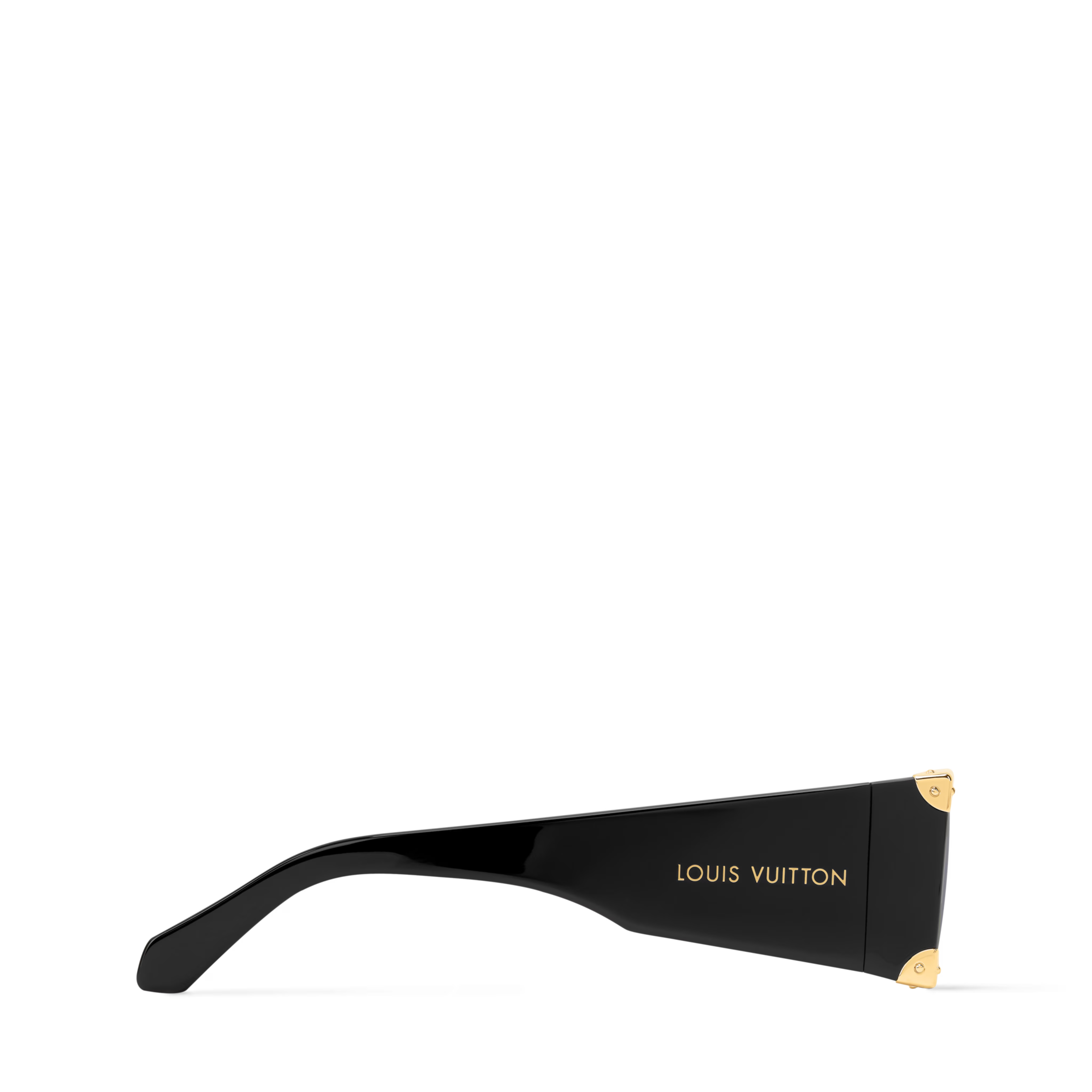 Louis Vuitton Men Square Frame Sable Black Sunglasses