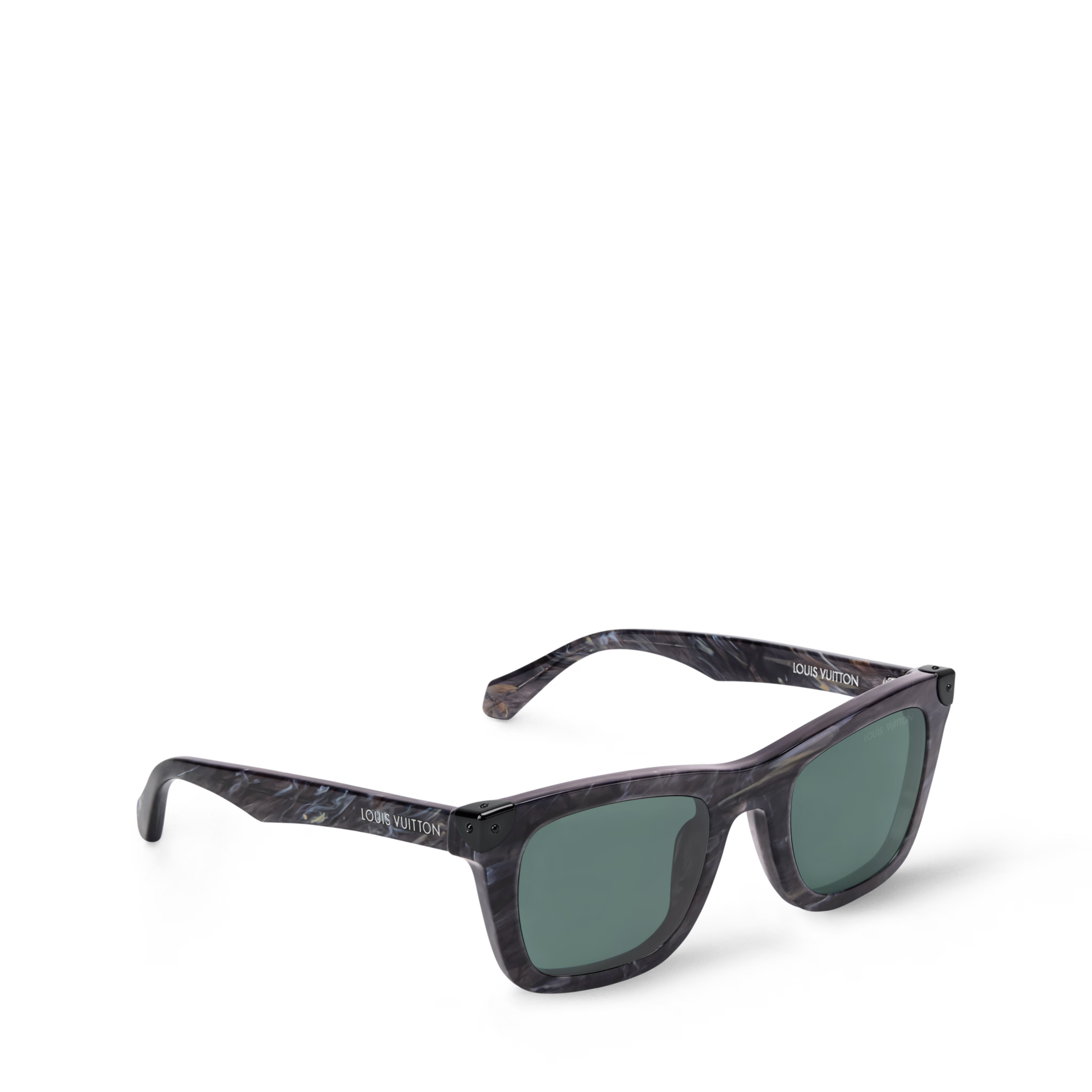 Louis Vuitton Men Square Frame Grey Sunglasses